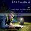 Strong light flashlight 8 LED lights source flashlamp with COB side light usb/solar rechargeable lantern portable torch