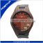 2015 New Japanese Movement waterproof Natural Sandal Wood Watch