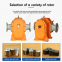 QP186S SS duck nozzle lobe pump head with explosion-proof motor transport  high viscosity material