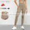 High Waist Yoga Sweat-Wicking Leggings With Back Pockets Wholesale Women Soft Inseam Sports Pants80nylon 20spandex