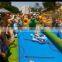 2015 Newest 30 meter long PVC tarpualin Inflatable slider city for summer