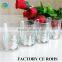 Clear Glass Candle holders for candles/Christmas favors