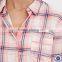 Wholesale Girls Classic 100% Cotton Plaid Button-Down Nightdress Pajamas
