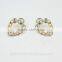 2015 Earrings wholesale rhinestone crystal earrings fashion stud earrings