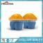 Muffin Tops Silicone Blue Jean 4 Cup Cake Molds New in Box