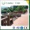 Long lifetime decorative garden wood plastic composite fencing