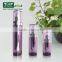 Triangle shape plastic acrylic skincare lotion bottle