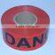 Warning Tape Danger Tape on the PE Film SGS and TUV Certification Danger Tape