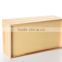 wooden wine gift box for double bottles unfinished