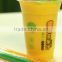 iced tea plastic cup/coffee cup/slipper tumbler with straw                        
                                                Quality Choice