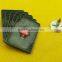 Playing Cards Shape Metal Rivet Badges -- MT3758