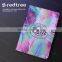 Heart shape printing pu leather universal tablet cover case