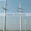 Galvanized electrical steel transmission line poles