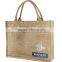 Wholesale customized promotion jute bag with good quality cheap price