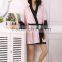High Quality Soft Silk Lace Sexy Nightgown Summer Nightdress Pink Casual Sleepwear Sling Lingerie Dress Robe Set