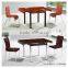 best price glass top rotating dining table factory sell directly YY5