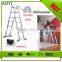 A variety of using aluminium alloy extension 3 ways ladder with joint AY-107 with EN131