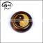 Natural Semi precious Stones Engraved Yin Yang Round Palm Stone