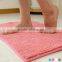 Anti-Slip Polyester Microfiber Bathroom Door Mat / Rubber Floor Mat