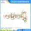 Metal shoe decoration buckles with shiny rhinestone for women sandal ornament decoration buckles