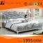 King size bed, modern bed frame design, classic luxury furniture sale for living room