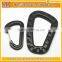 Yukai Black Snap Carabiner Hooks Black Dee Carabiners Black Plastic Products