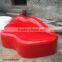 1.8M shaped FRP leisure chair fiberglass molded lip arm chair RUYA furniture design