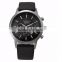 2016 factory customized leather strap watch fashion style nylon strap watch with customzied logo