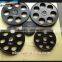 Seven Holes Colored Bumper Rubber Weight Plate