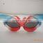 Carnival festival joke Plastic crazy party sunglasses/ funny crazy party glasses