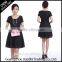 Lastest Design Women Dresses Fashion Black Ladies Dress for Formal Party