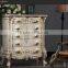 hand carved wood antique chest - home furniture