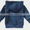 Boys Winter outdoor sports hooded jeans jacket waterproof