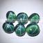 104.10 Ct Emerald Green Star Sapphire 6 Rays Lab Created Stone