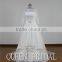 Real Sample Appliqued Lace Beaded Korean Simple Wedding Dress Ball Gown