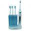 High quality Rechargeable sonic waterprooof electric toothbrush for oral cavity cleaning with 3 replacements and UV Sanitzer