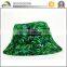 100% Cotton Marijuana Weed Leaves Fishing Bucket Hat