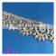 100% polyester Emboidery of Latest Window Designs lace trim