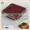 500ML PP Disposable Three Compartments Plastic Food Storage Container Supplier SGS/FDA Appoval Microwave Oven Safe