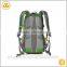 China manufacturer professional fashion customized green cologne fabric nature hike backpack