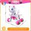 Funny walking dancing battery operated smart intelligent sound control dog and cat