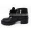 safety military flat heel women shoes TPR sole