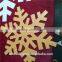 Customized size snow flakes, acrylic snowflake decorations for Chirstmas decoration
