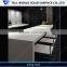 White acrylic dining table/square dining table/German style dining table