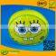 cartoon printed ziplock round makeup bag