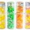 Plastic candy test tube