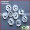 Colors bule 4 holes decorative baby children clothes shell buttons