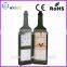 Plastic wine bottle funny present picture frame desk clock