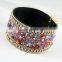 Wholesales fashion crystal bracelet custom bracelet leather bracelets