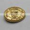 Real gold plated metal badge
